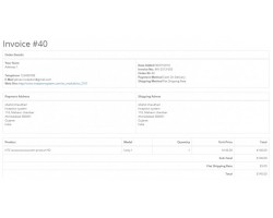 Auto Generate Order Print Invoice