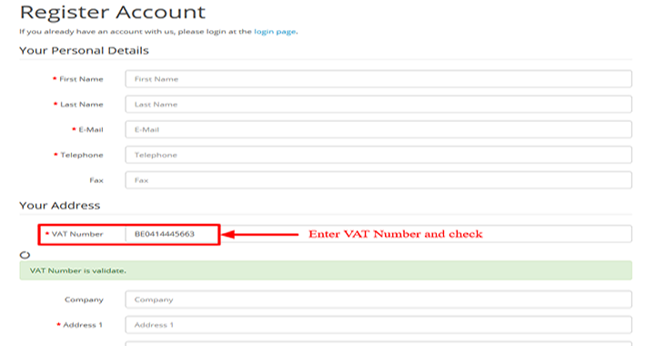 VIES EU VAT number validation